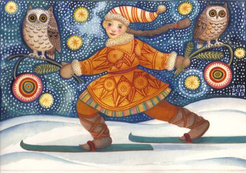 Midnight Ski, Julie Paschkis